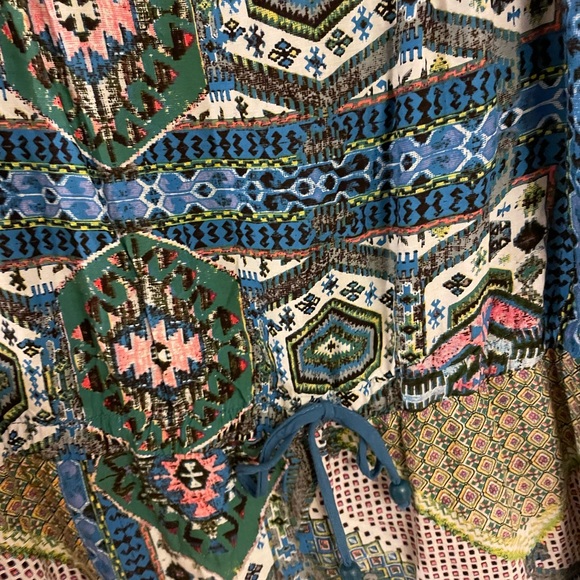 Altar’d State Size L, Aztec, Boho, southwest pattern, rayon, tie waist, dress - Picture 3 of 3